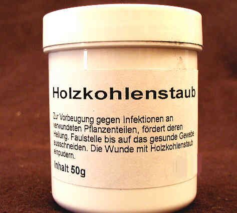 Holzkohle Premium Staub - 50 ml Inhalt