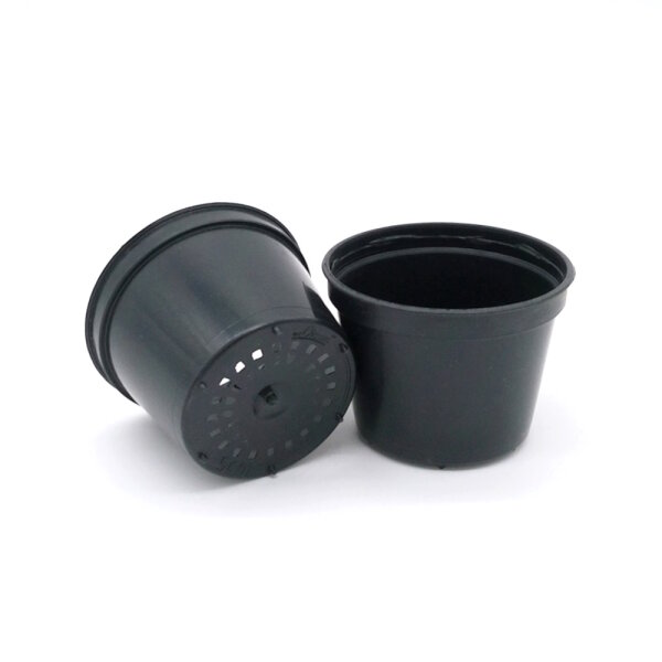 Mini Rundtopf schwarz - 5cm