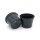Mini Rundtopf schwarz - 5cm