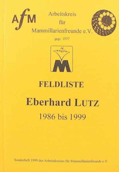 Feldnummernliste - Eberhard Lutz 1986 bis 1999