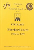 Feldnummernliste - Eberhard Lutz 1986 bis 1999