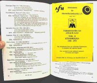 Feldnummernliste - Lau, Teil II Alfred B. Lau 1968 - 1972